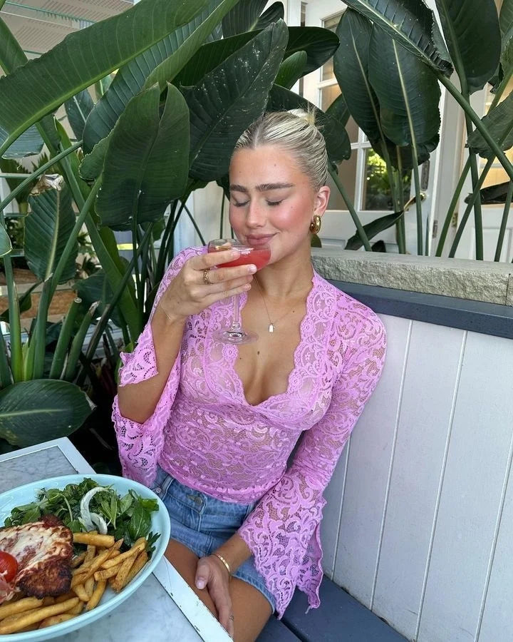 Kehlani Breathable Hollow-Out Top