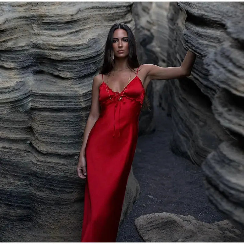 Cassidy Spaghetti-Strap Dress