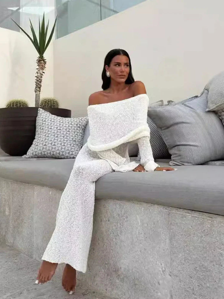 Emerie Off-Shoulder Maxi Dress
