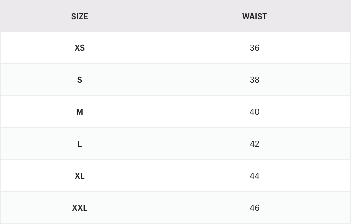 Pants & Skirts Size Guide